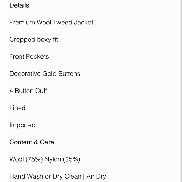 Marcela London Premium Wool Tweed Jacket - Picture 6 of 7